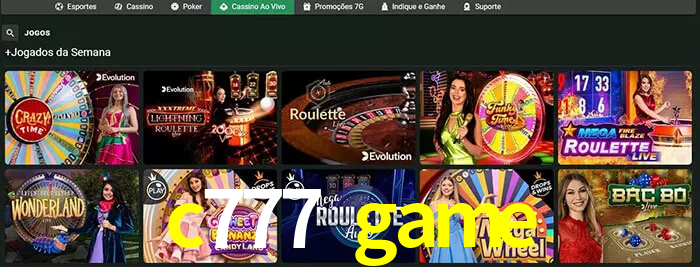 c777 game bet